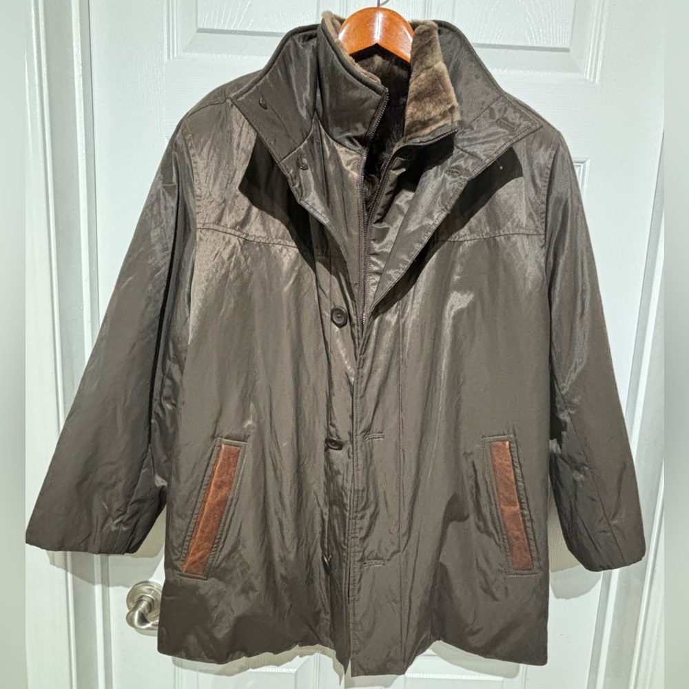Rosleen 2 in 1 Jacket / Fur  Genuine Leather /  Acrylic lining/ Size Medium